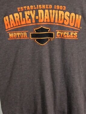 Harley-Davidson Motorcycles Brown Short Sleeve Tee Men’s Large
